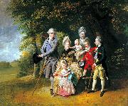 Queen Charlotte with her Children and Brothers johan